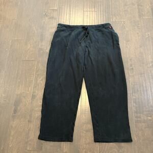 Polo Ralph Lauren Sweatpants Mens XL Black Thermal Waffle Knit Lounge Pants